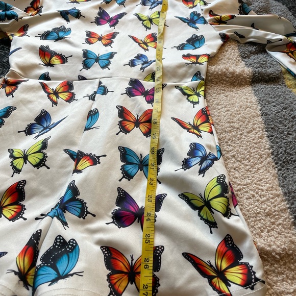 Y2K Rainbow Butterfly Romper - Picture 7 of 9